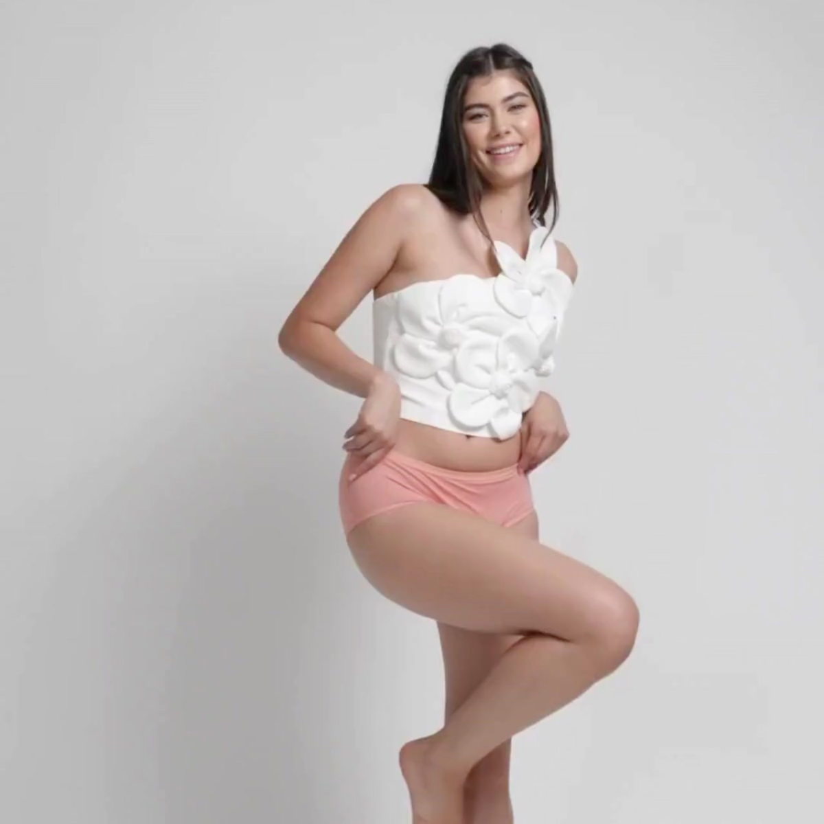 Ava | Majtki menstruacyjne | Brazilian | Różowy