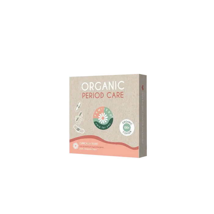 Zestaw próbek organicznych produktów menstruacyjnych — FemiEko