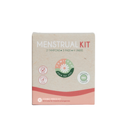 Kit menstrual cu 2 tampoane, 3 absorbante si 4 proteje-slipuri