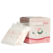 🎁 Podpaski ze skrzydełkami z bawełny organicznej | Ultra Day | 10 szt. (100% off)