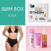 Synergy Therm × Femi.Eko Swim Box Kaia | Slip menstrual de înot + Protecție solară femieko.ro