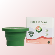 recipient pentru sterilizare femieko din silicon alimentar, pentru cupa menstruala si disc menstrual