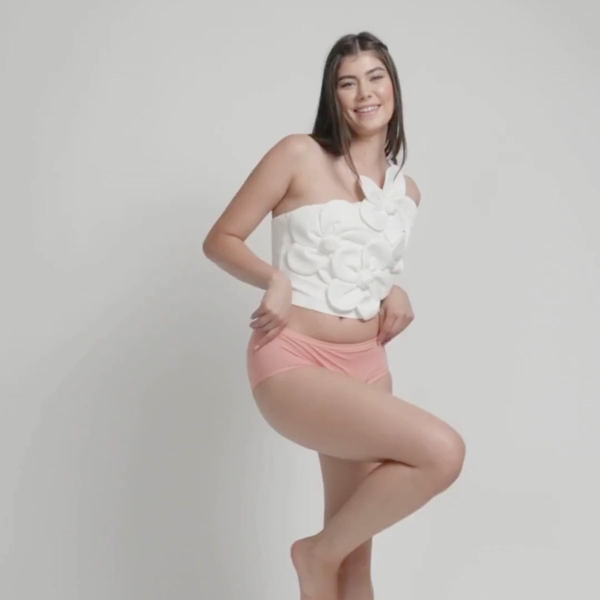 Załaduj wideo: Ida | Majtki menstruacyjne | Hipster | Różowy
